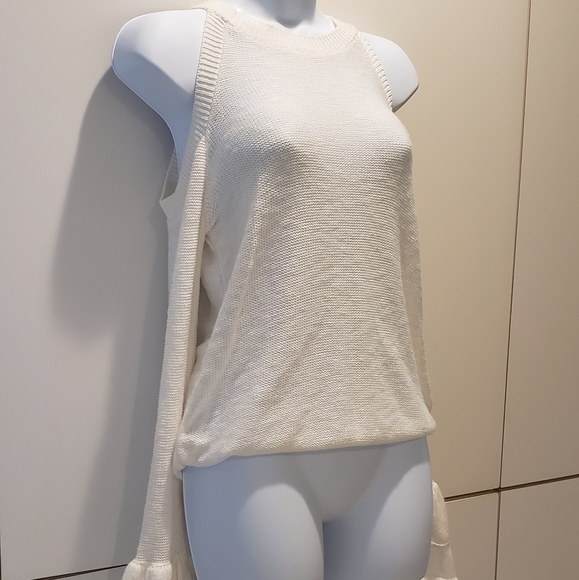 🤎 NWT Express Open Shoulder Sweater, Size S - Picture 4 of 9